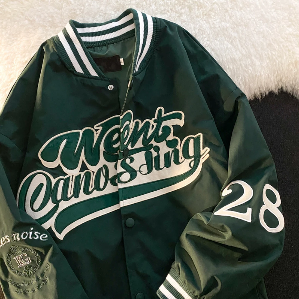 

Autumn 2022 New Color Contrast Versatile Fashion Loose Men's Jacket Top Coat Clothing Warm Winter