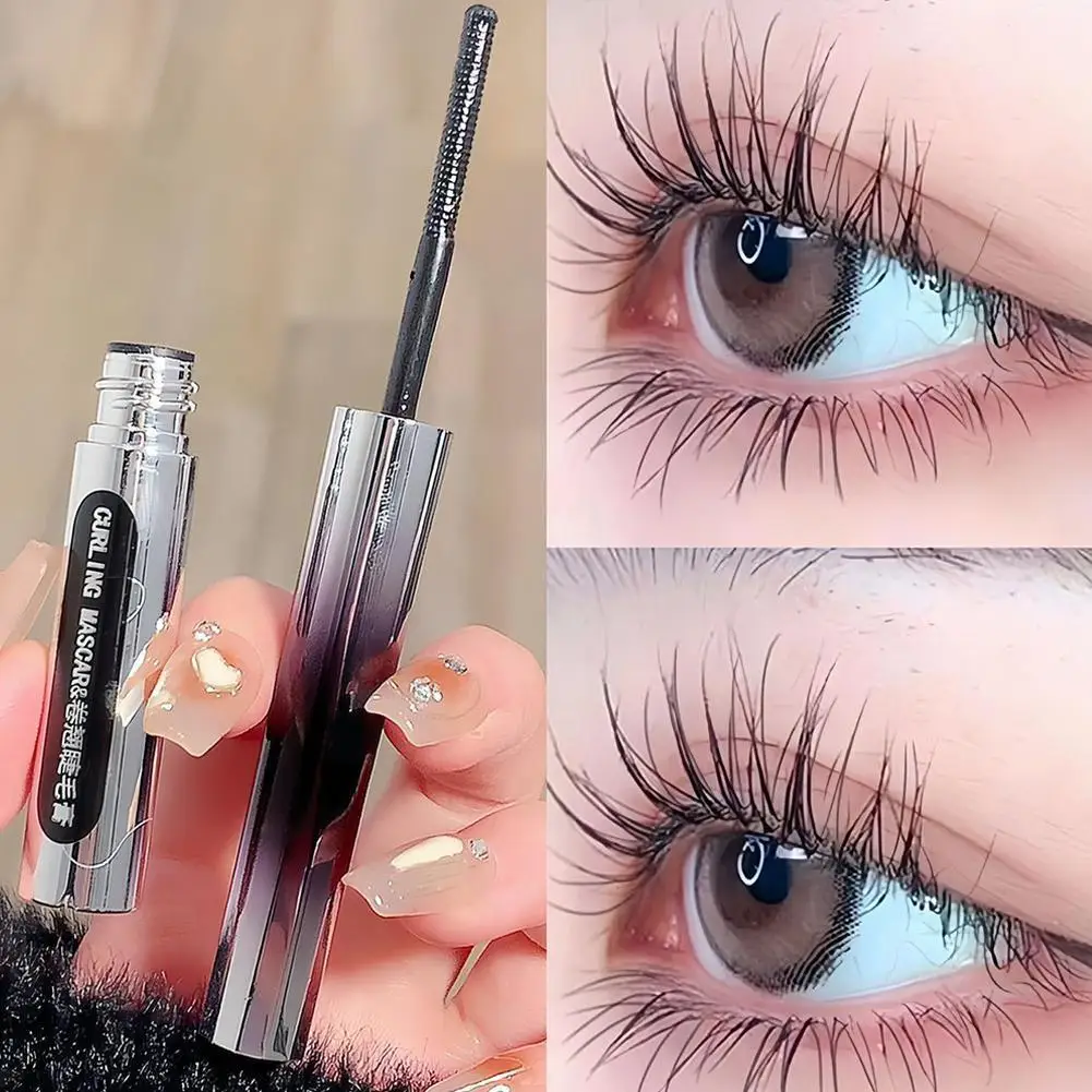 

Ultra-fine Small Brush Head Mascara Thick Lengthening Waterproof Female Lasting Lashes Makeup Tools Curling Natural Profess Y5H9