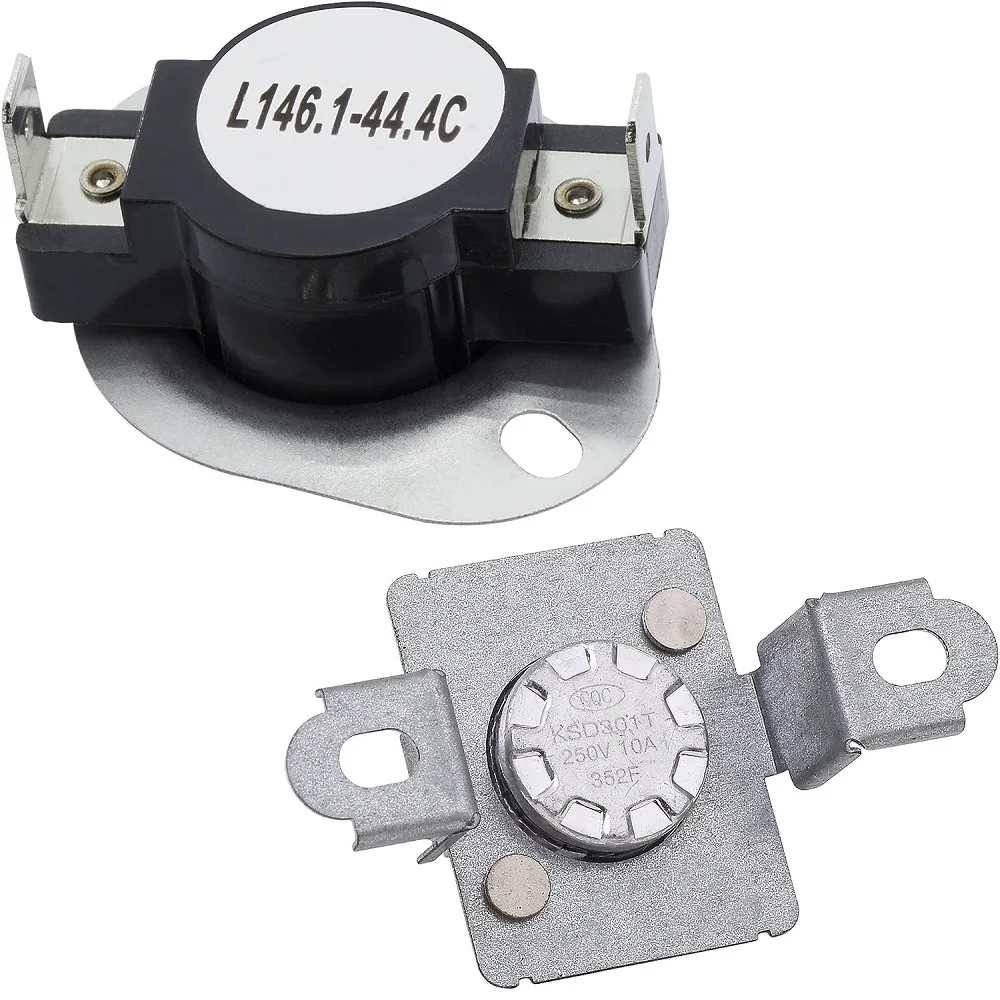 

279973 Комплект термопредохранителей для сушилки, совместимый с сушильными устройствами Whirlpool и Kenmore 3391913 8318314 АП 3094323 PS 334387