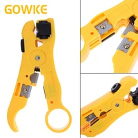 upgrade automatic cable wire stripper electric stripping tools for utp stp rg59 rg6 rg7 rg11 multi functional cutter striper aa