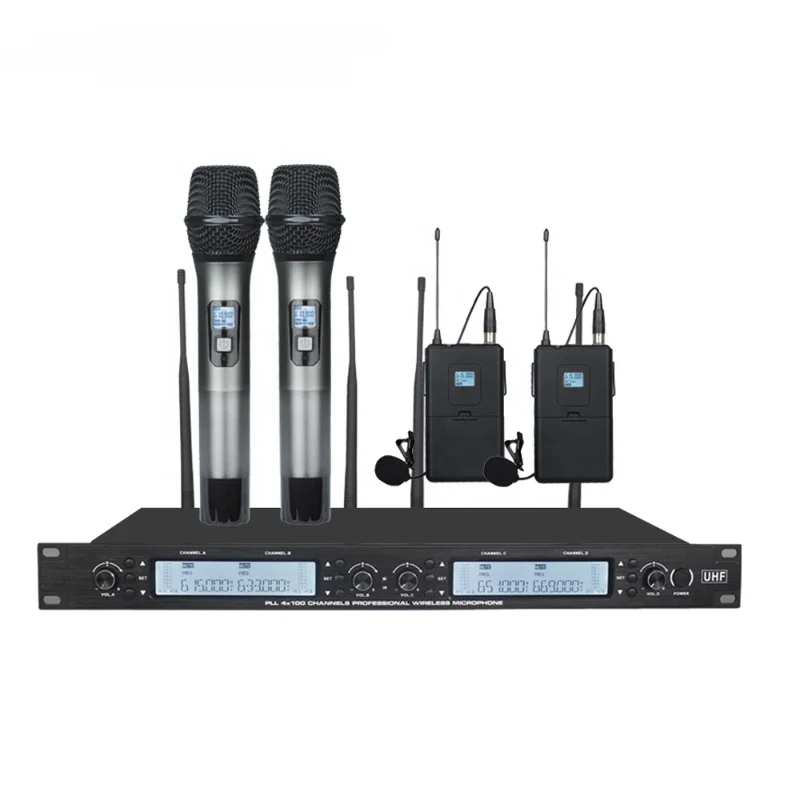 

Wholesale Good Price Clip On System Microphones Wireless Cordless Uhf Microphone