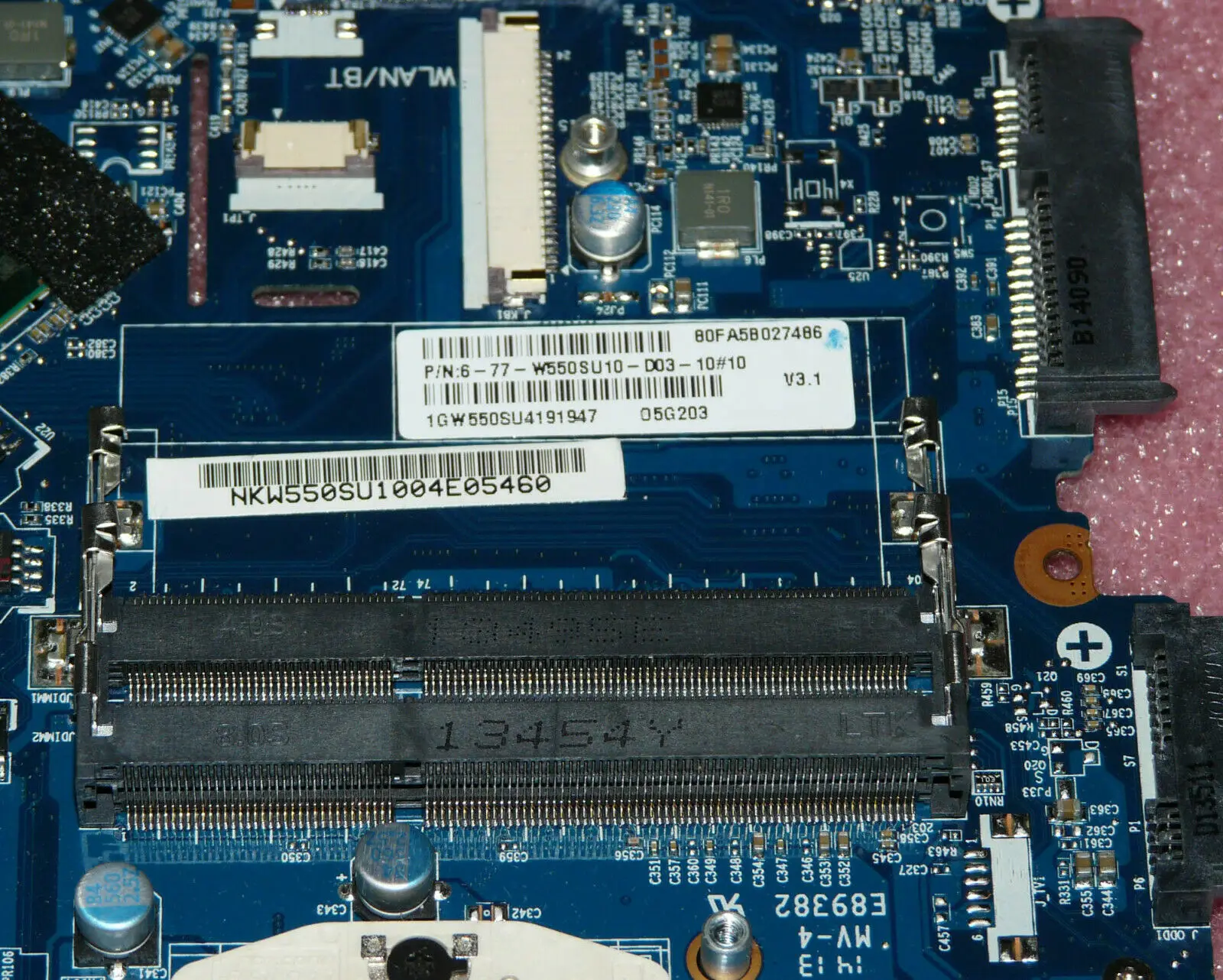 

Motherboard Model 6-71-W54S0-D03 for Clevo W550SU Notebook