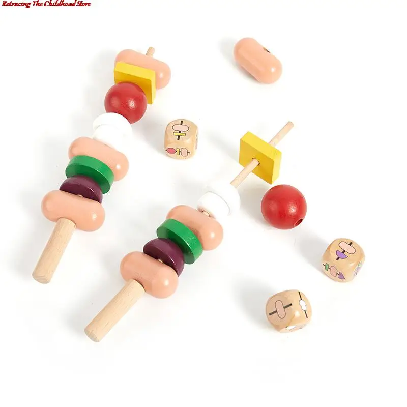 

Montessori Educational Wooden Toys Children Brain Development Games Puzzles