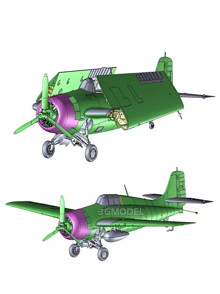 Модель самолета Academy F4F-4 Wildcat 1/48