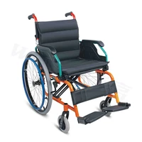 ultralight manual wheelchair portable aluminum wheelchair for elderly with ce certification
