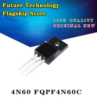 10pcslot fqpf4n60 4n60 fqpf4n60c 4n60c 4a 600v to 220 to220 mosfet p channel field effect new original good quality chipset