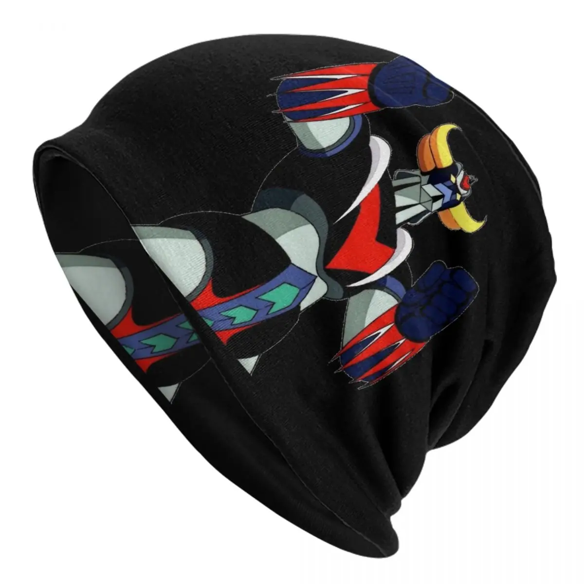 

Goldrake UFO Robot Bonnet Hat Autumn Winter Outdoor Skullies Beanies Hats Grendizer Actarus Mazinger Z for Men Women Knit Hat