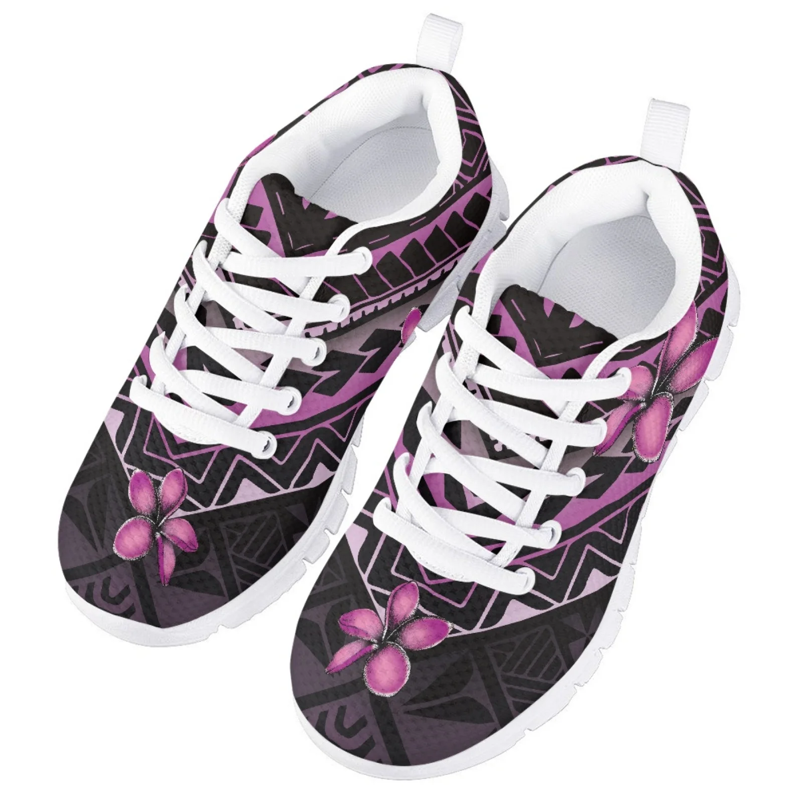 

Polynesian Tribal Fijian Totem Tattoo Fiji Prints Superlight Casual Children Soft-Soled Trainers Breathable Mesh Running Shoes