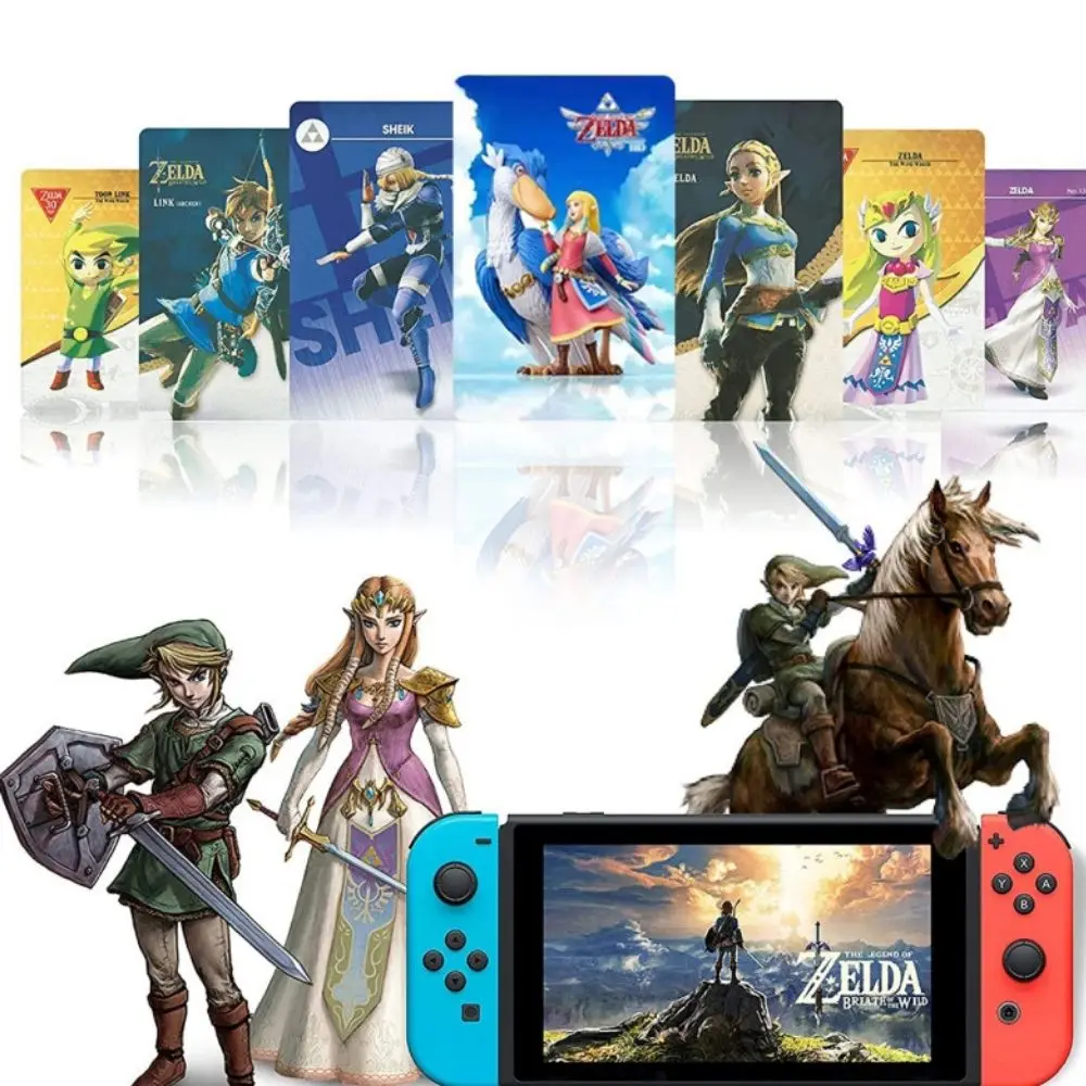 

25 in 1 Good Quanity 25pcs Zeldaes Skyward Sworded Loftwing Switch NS Amxxboen BOTW Card Link Breath Wild Ntag Nfc 215 Card