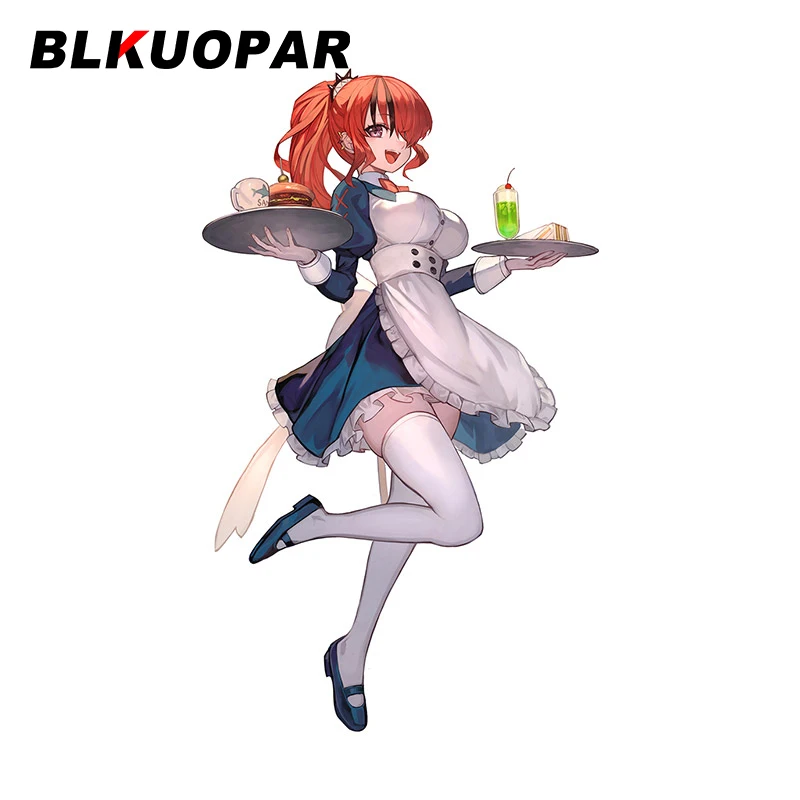 

Наклейки на автомобиль BLKUOPAR Bocchi The Rock Kita Yikuyo, самостоятельная наклейка на автомобиль, водонепроницаемая наклейка на окклюзию с царапинами, наклейка на холодильник, фургон, RV, Стайлинг автомобиля