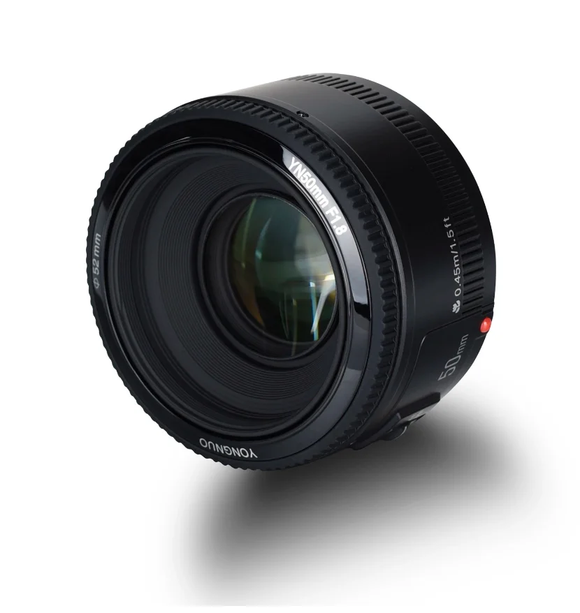 Объектив YONGNUO YN50 мм F1.8 YN EF F1.8II 50 f/1 8 Автофокус апертура AF камера для Canon EOS 60D 70D 5D2 5D3