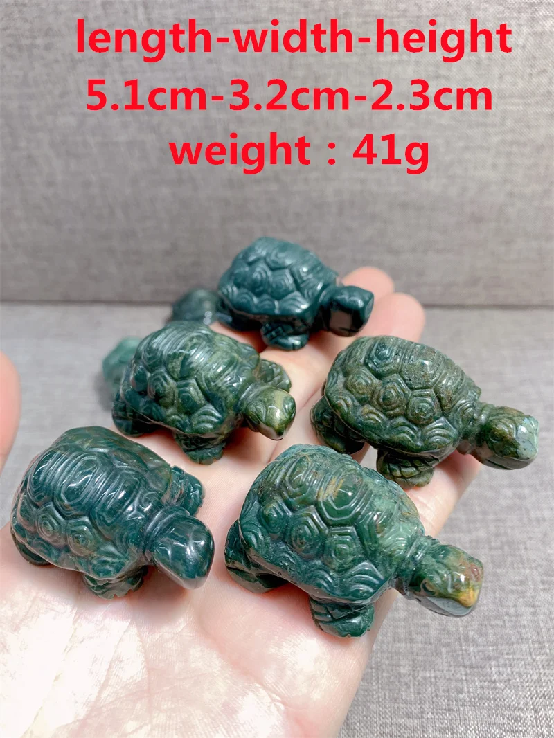 

Natural Ocean Jasper Tortoise Free Form Tumble Slab Crystal Mineral Madagascar Healing Palm Workmanship Ornament Carving Chip