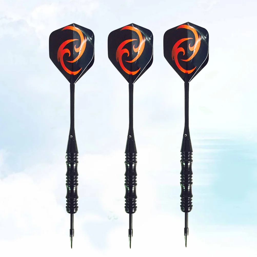 

3Pcs Match Darts Portable Needle Tipped Darts Drop-resistant Aluminum Rod Flights Darts For Sports Events With Storage Case