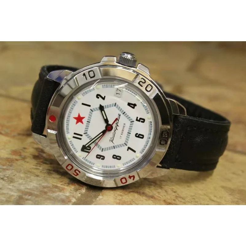 Фото Военные часы Red Star Military Commander Ручные механические часы Мужские часы Водонепроницаемые светящиеся часы для дайвинга №3