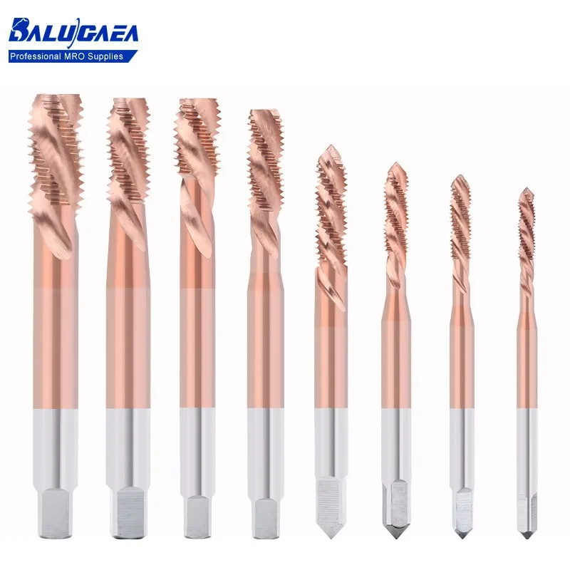 

Thread Tap DIN371 TiCN Coated Machine Tap M3/M4/M5/M6/M8/M10/M12/M14 Metric Screw Tap Drill Bit Threading Tools