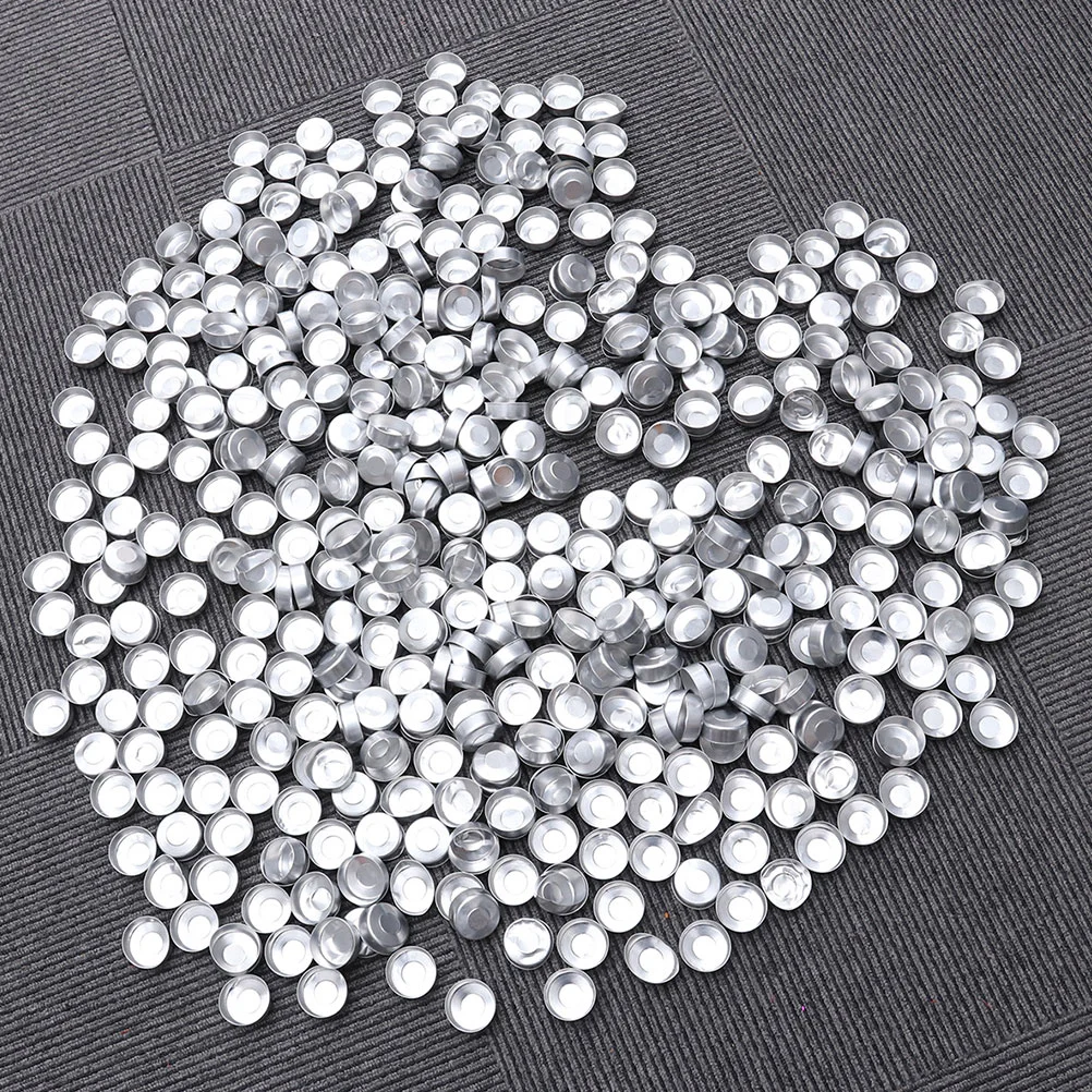 

200pcs Aluminum Tea Light Tins Metal Tea Light Cups Tea Light Empty Case Containers for DIY Making Supplies Silver