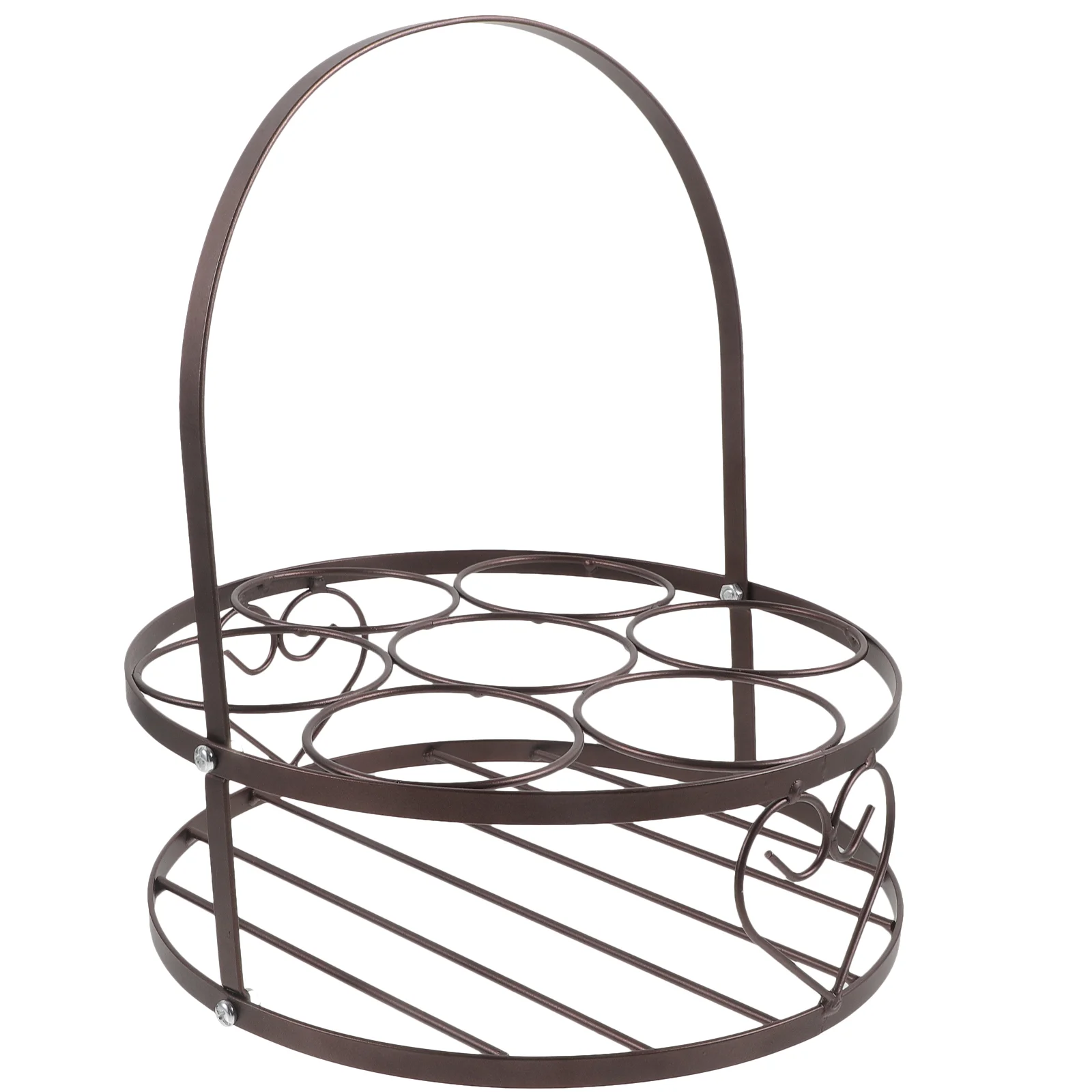 Корзина для пива из нержавеющей стали барная стойка бутылок KTV шесть держателей