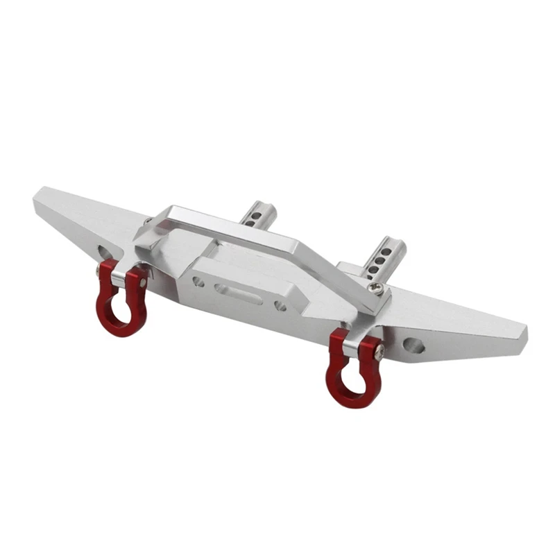 

Металлический передний бампер с буксировочным крючком для MN128 1/10, детали для модификации радиоуправляемых автомобилей, аксессуары