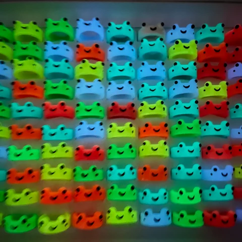 Светящиеся кольца из смолы SHENGCOCO 10 шт.