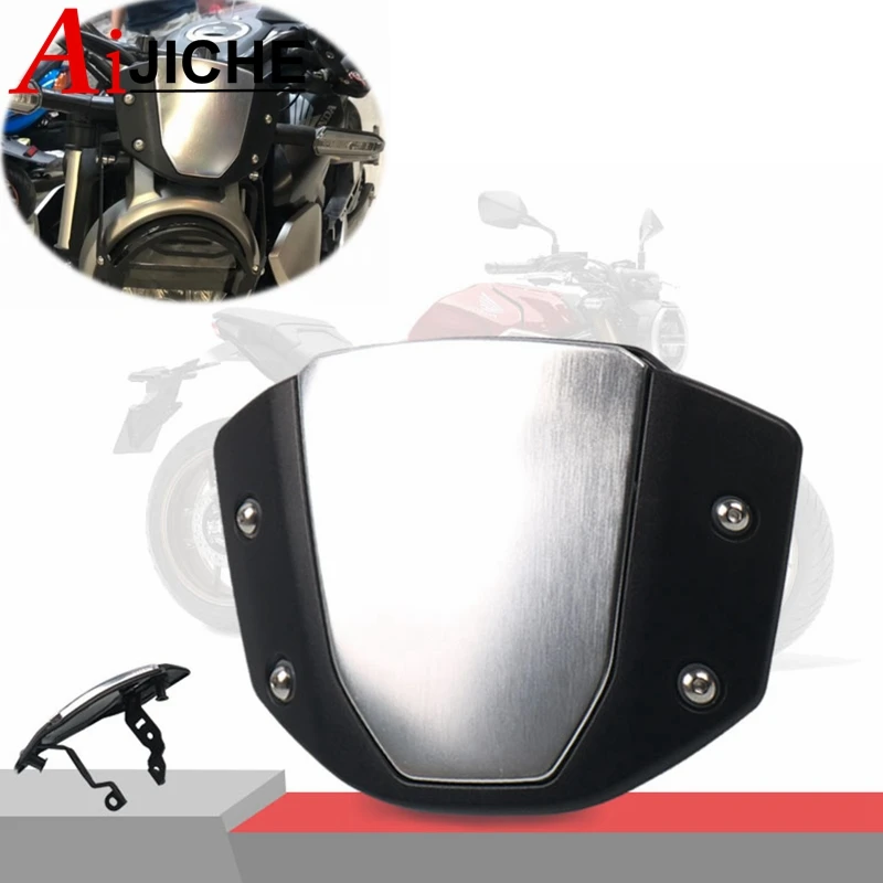 

Motorcycle WindScreen Windshield Front Screen Wind Deflector For Honda CB650R CB 650R 2019-2020 CB1000R CB 1000R 2018-2020