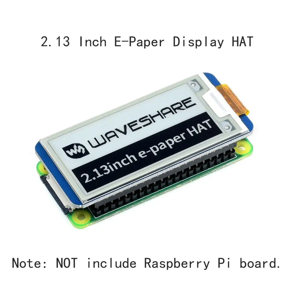 

2.13inch e-Paper E-Ink e Paper Display Screen Module HAT for Arduino RPI 0 for Raspberry Pi Zero 2 W WH 3A 3B Plus 3 4 Epaper