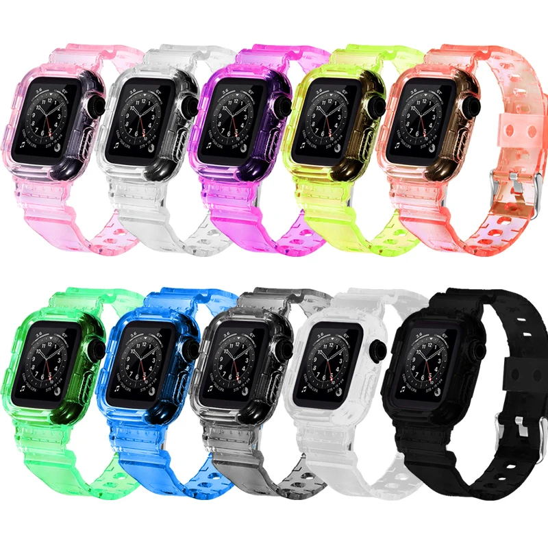 

Ремешок и чехол для Apple Watch Band 42 мм 44 мм 38 мм 40 мм, браслет для Apple Watch 6 SE 5 4 3 2, ремешок для iWatch Series, чехол