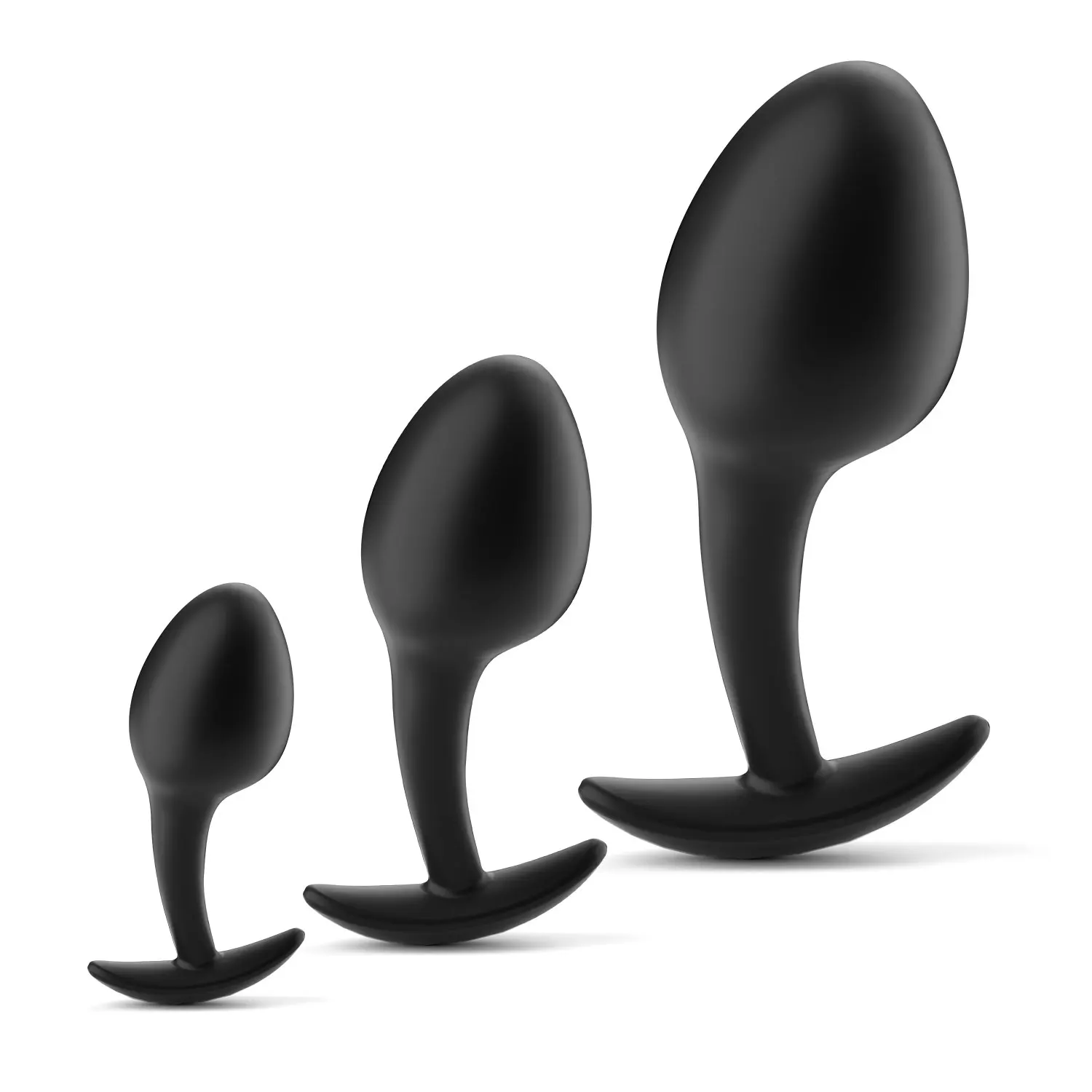 3 размера анальная пробка высококачественная силиконовая женский мастурбатор