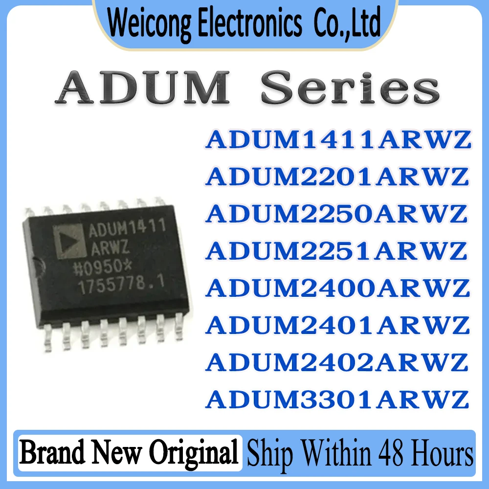 ADUM1411ARWZ ADUM2201ARWZ ADUM2250ARWZ ADUM2251ARWZ ADUM2400ARWZ ADUM2401ARWZ ADUM2402ARWZ ADUM3301ARWZ ADUM AD IC Chip SOP-16