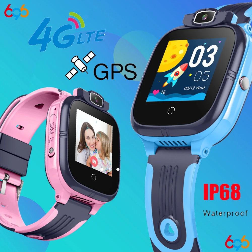 

Водонепроницаемые Детские Смарт-часы, 4G, GPS, LBS, Wi-Fi