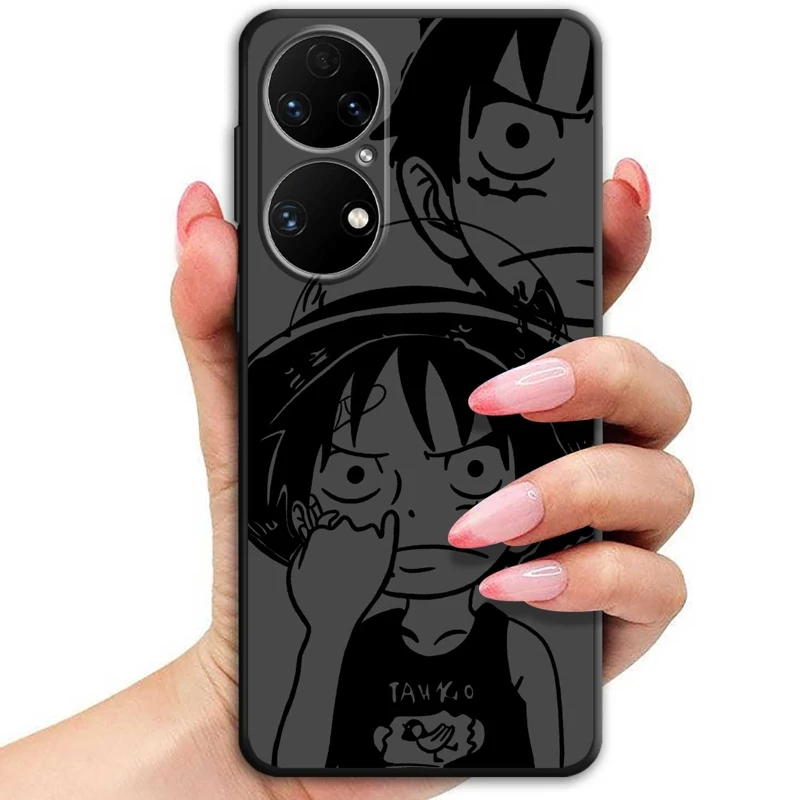 

Coque Case Dark One Piece Anime Luffy For Huawei Nova 9 SE P30 Lite P40 P20 8i P Smart z Y9 2019 P10 Y90 Y7 P30lite