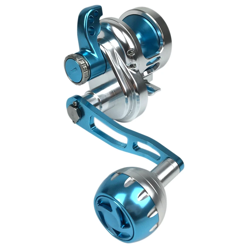 

Topline 6,3: 1 катушки для морской рыбалки полностью металлические алюминиевые с медленным шагом для джиггинга с подшипниками 9BB + 2RB 35 кг рычажный...