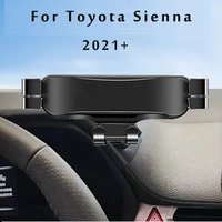 car phone holder for toyota sienna 2021 2022 car styling bracket gps stand rotatable support mobile accessories