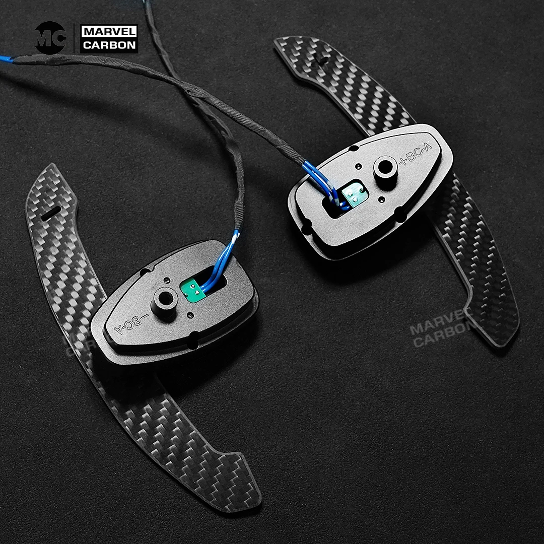 Магнитные переключатели из углеродного волокна для Mercedes W177 W205 S205 W213 W222 C257 X166