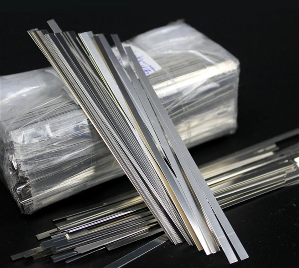 

0,15 мм x 4 мм x 100 мм 100 шт. лента из чистого никеля, полоса, листы 99.96% для фотооборудования сварщика