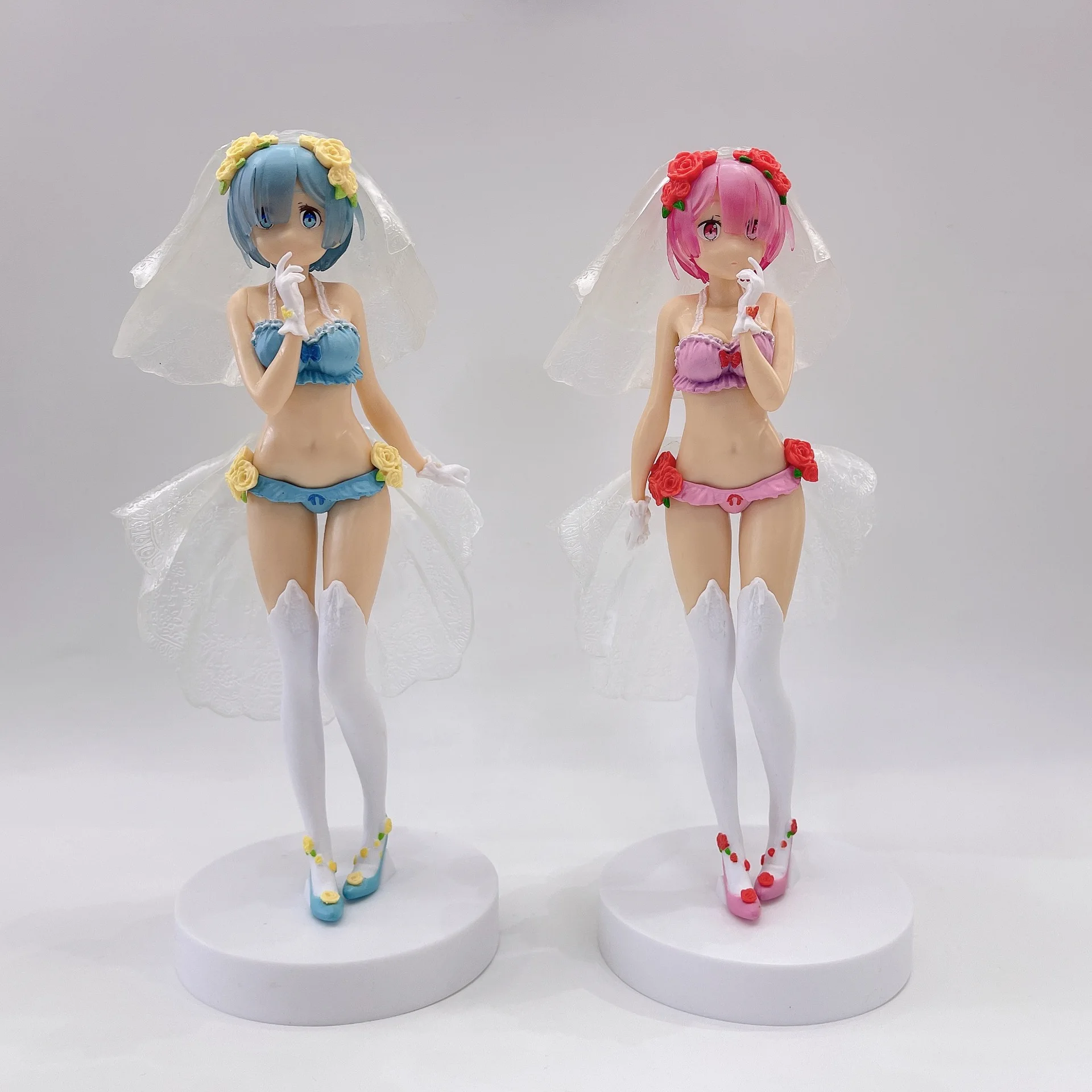 Фигурка Rem 25 см 2 стиля купальник свадебное платье аниме ОЗУ RE: Zero-start Life in other World