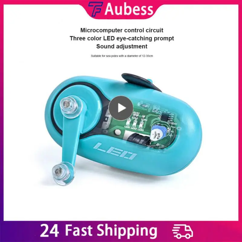 

Рыболовная удочка, Громкая сигнализация, индикатор укуса рыбы, автоматический датчик, рыболовная сигнализация, легкая установка, Электронная сигнализация укуса рыбы, светодиодная лампа