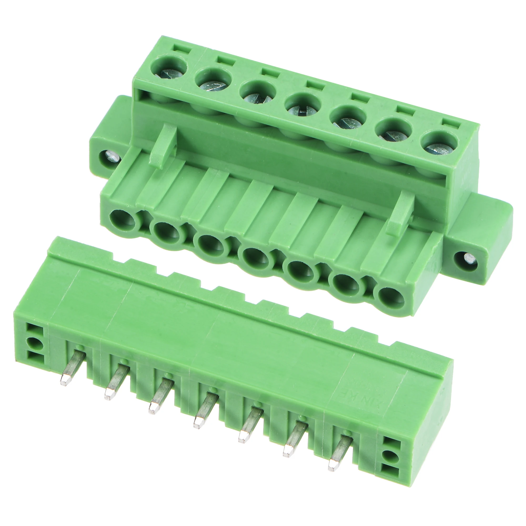 

Uxcell PCB Mount Screw Terminal Block 5.08mm Pitch 7 Pin 10A Straight Plug-in for Electrical, Instruments 10 Set