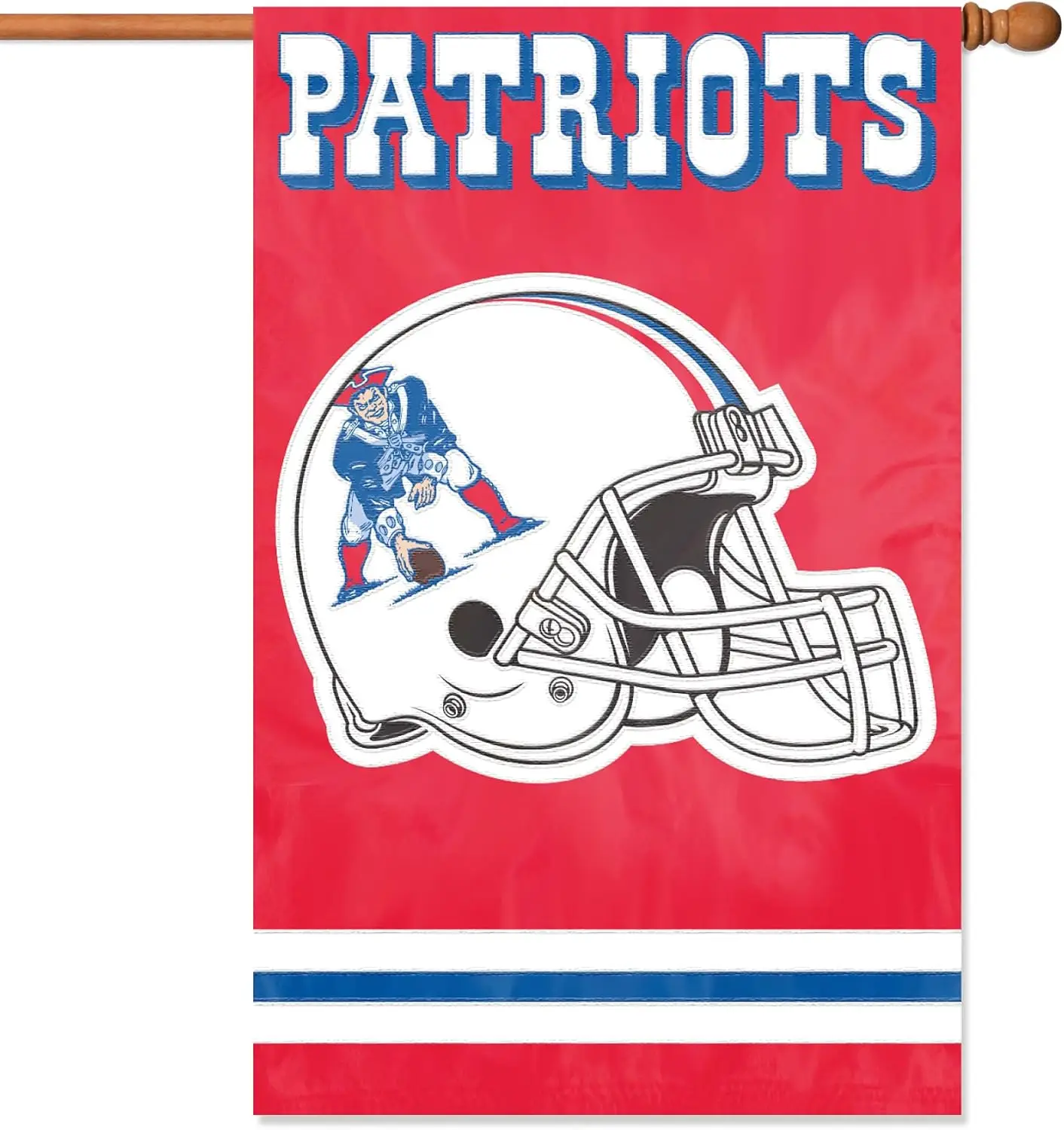 Партия Животных Патриотов Новой Англии &quotПат Патриот&quot Баннер Флаг НФЛ