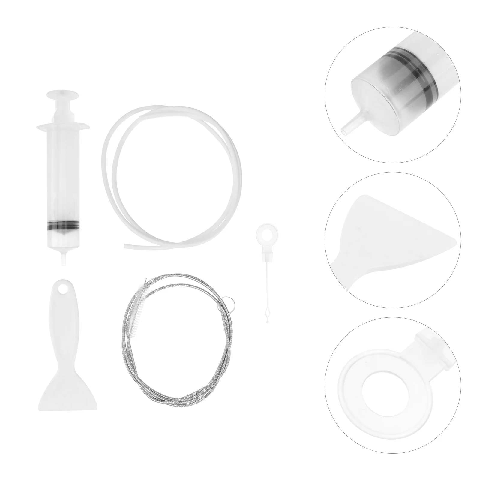 

Drain Tool Cleaning Remover Hole Clog Dredging Snake Refrigerator Pipe Brush Set Brushes Household Cleanerauger Sink Hair