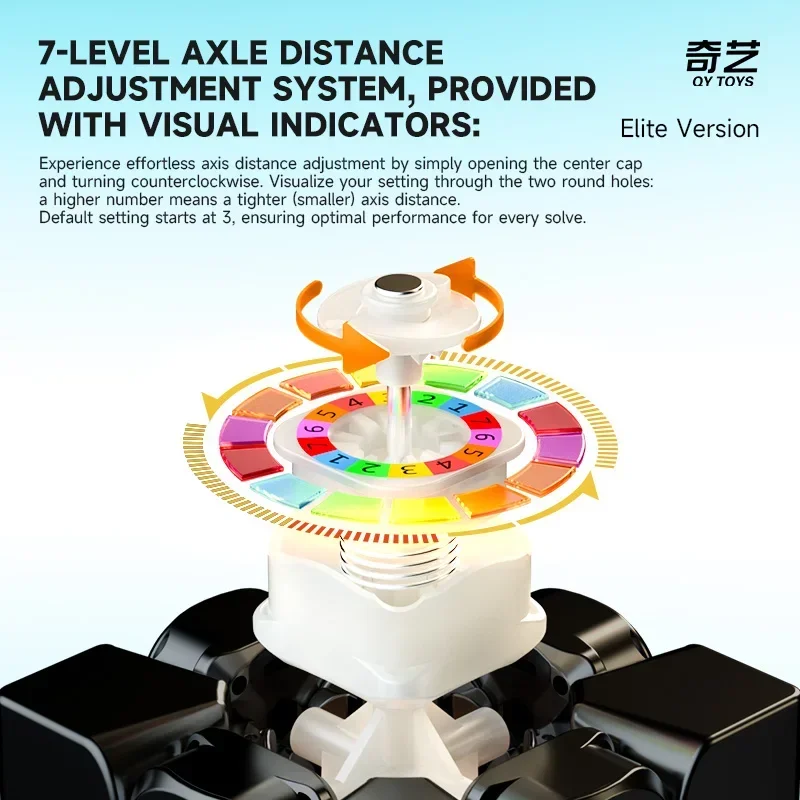 JudyCube QiYi M PRO-Elite 3x3 Магнитный Волшебный Куб Скорость Головоломка Без Наклеек