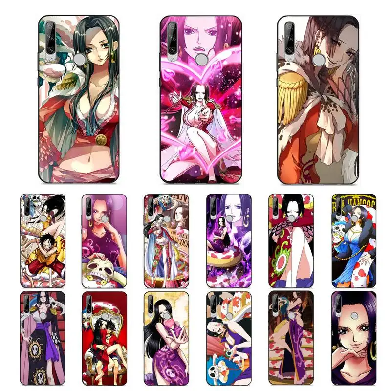 

BANDAI Hancock Boa One Piece Phone Case for Huawei Y 6 9 7 5 8s prime 2019 2018 enjoy 7 plus