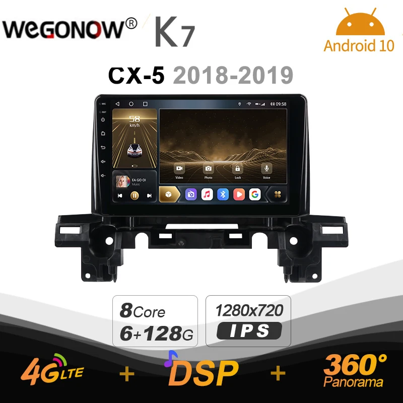 

Ownice K7 6G+128G Ownice Android 10.0 Car Radio for Mazda CX-5 2018 - 2019 GPS 2din 4G LTE 5G Wifi autoradio 360 SPDIF 1280*720