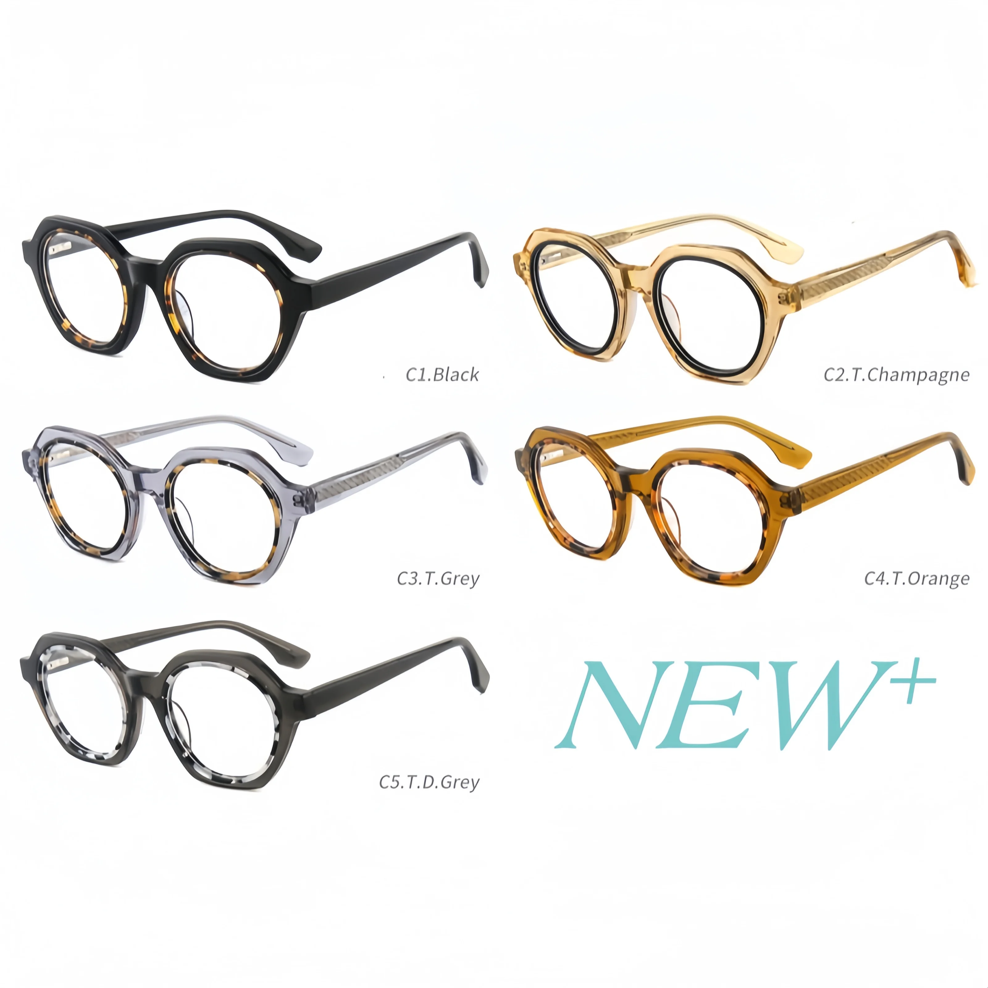 Новая ацетатная высококачественная оправа для очков чтения модная мужская ретро