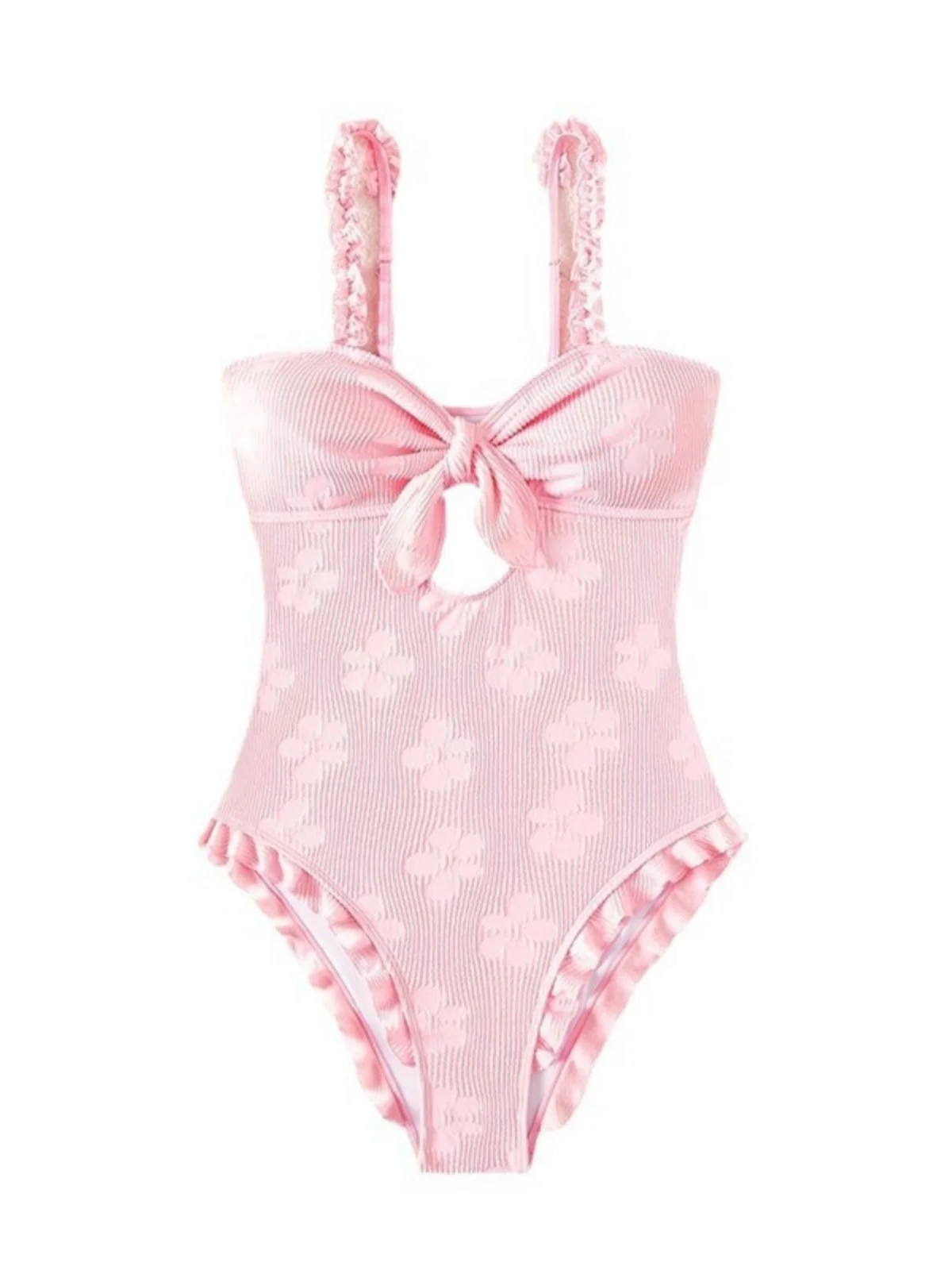 2024 Европейский и американский купальник на шнуровке с отверстиями пляжный