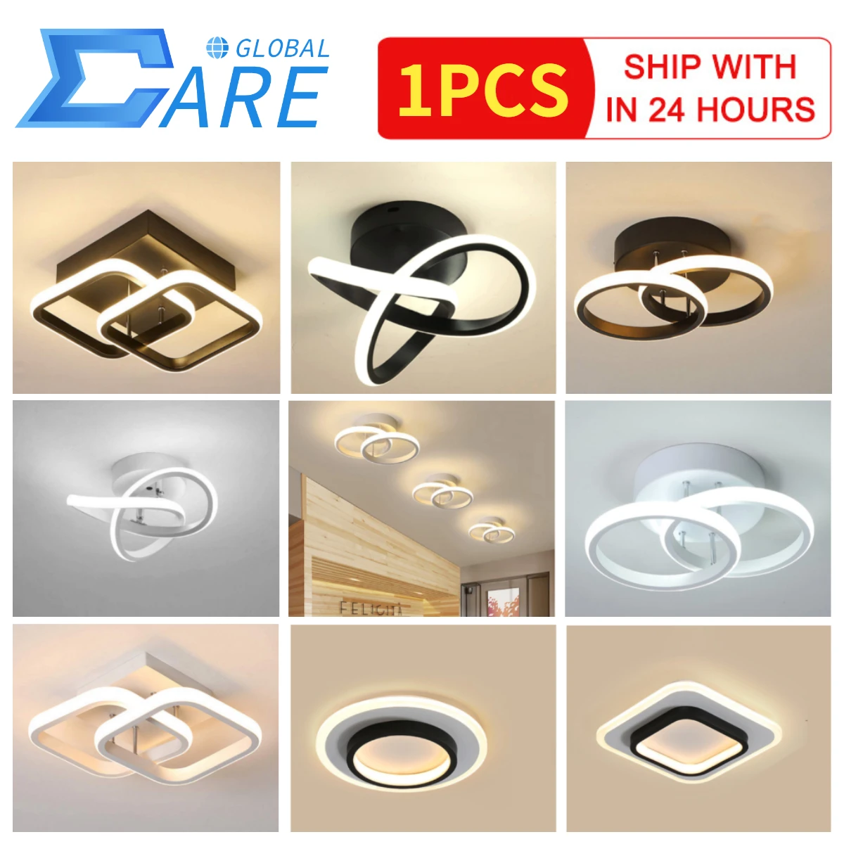 

LED Ceiling Lights for Living Room Modern Bedroom Aisle Hallway Decoration Lamp Indoor Home Lighting Corridor Light Fixture