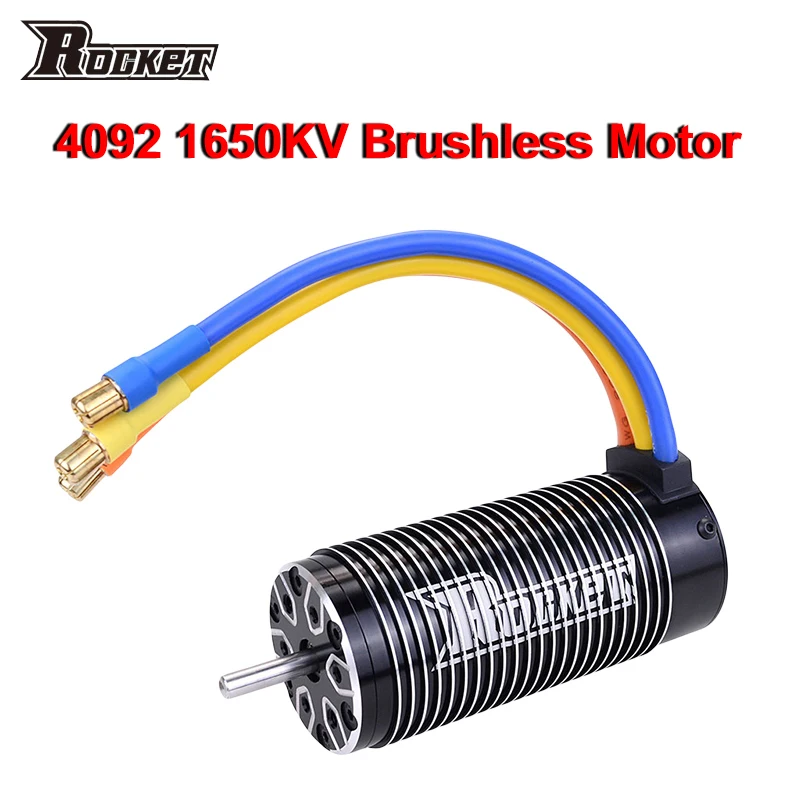 

Rocket 4092 1420KV 4Pole 5mm Sensorless Brushless Motor for 1/8 RC Drift Racing Monster Truck Off Road Car