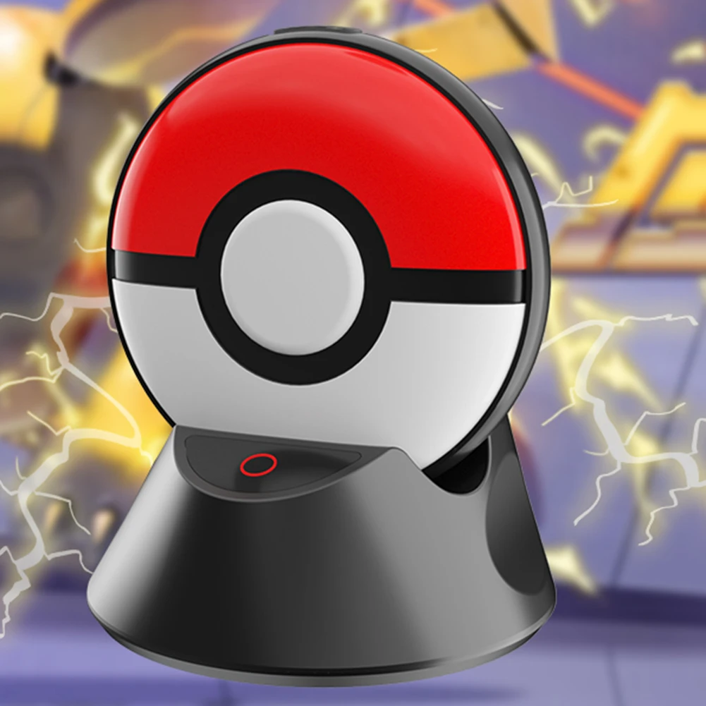 

Type-C Smart Charging Base Charging Indicator with Silicone Protective Case Charging Stand Plug and Play for Pokemon GO Plus +