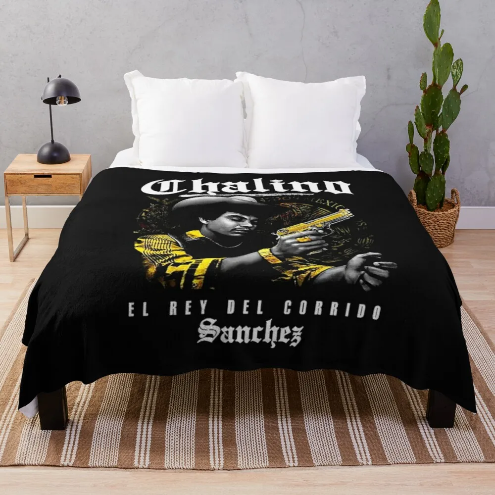 

CHALINO SANCHEZ EL REY DEL CORRIDO Throw Blanket goods for home and comfort