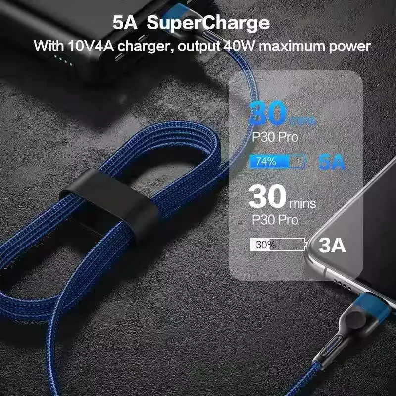 

Quick Charging Type C Cable Fast Charger Micro Usb c Data Cord Mobile Phone For Huawei P50 P40 Mate 30 Redmi 9