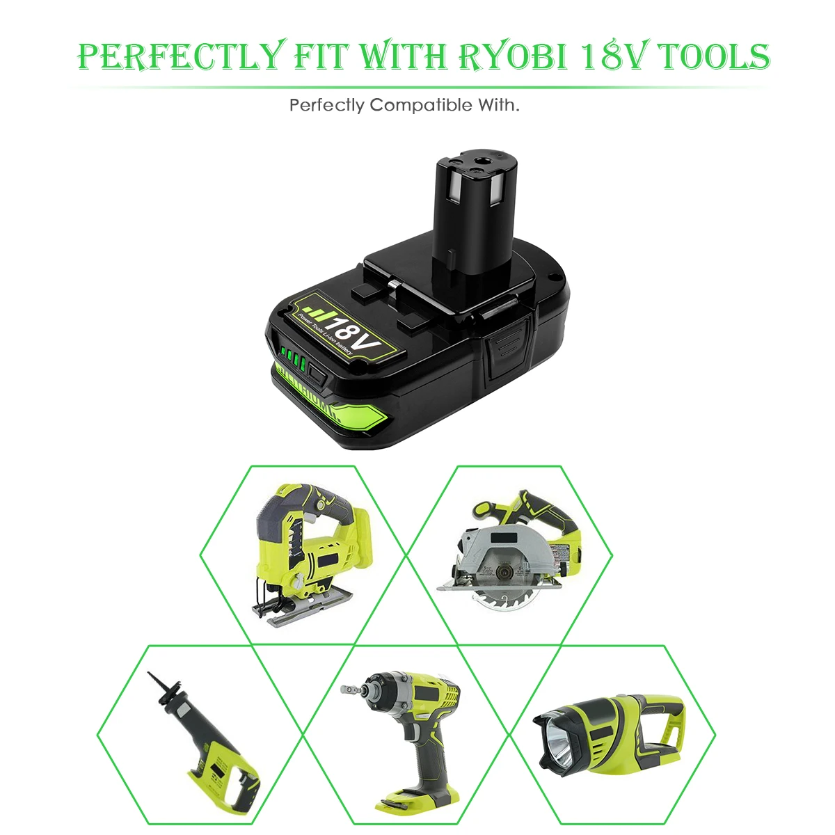 Батарейка для Ryobi 18 в 3000 мАч |